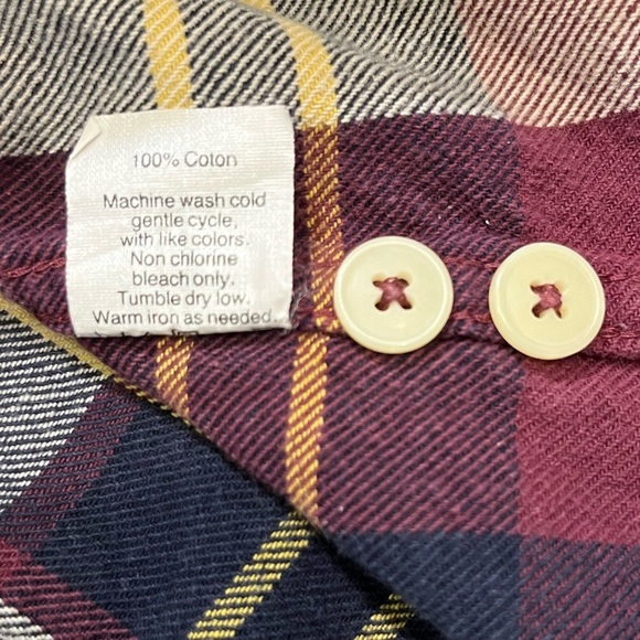 ⭐️ J. Crew Factory Heavyweight Flannel Shirt | Size XL | Plaid | Multicolor - Picture 7 of 7